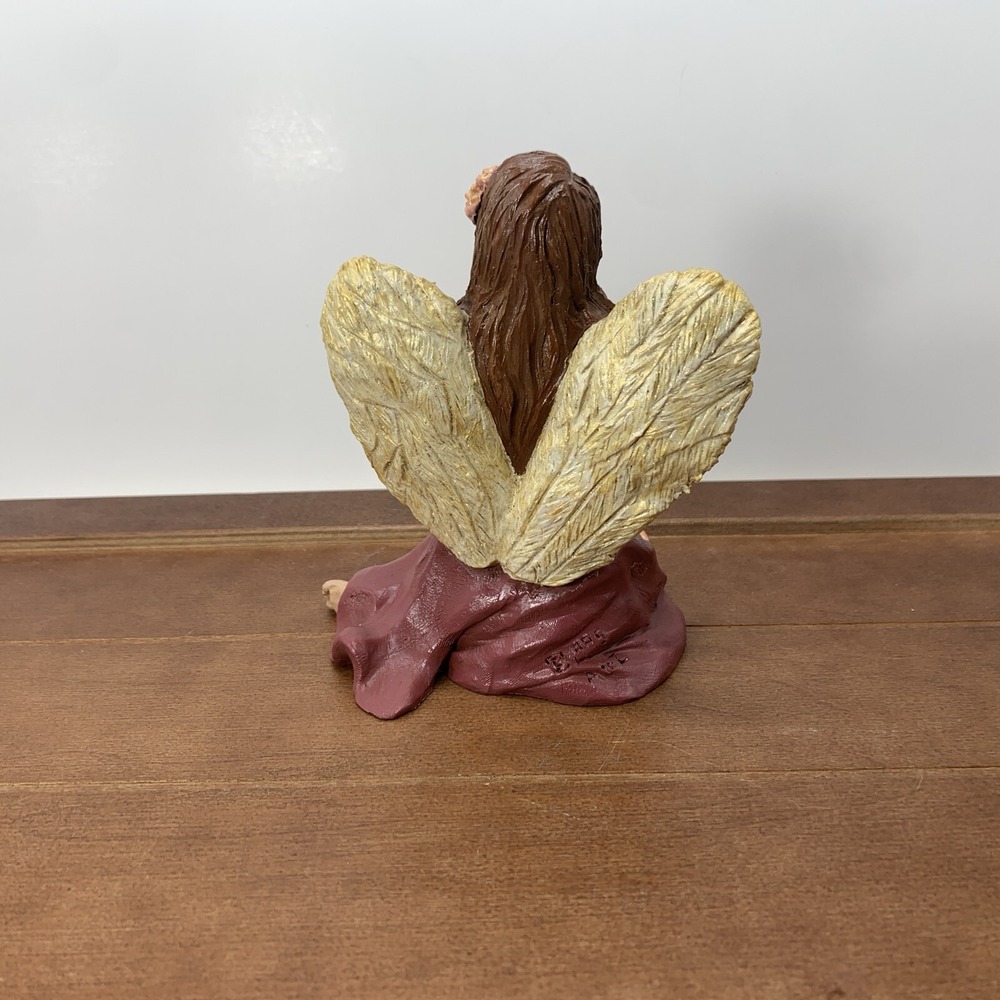Vintage 1995 A To Z Angel Fairy 5.5" Hand-Painted Resin Figurine Sculpture Decor - Picture 4 of 7